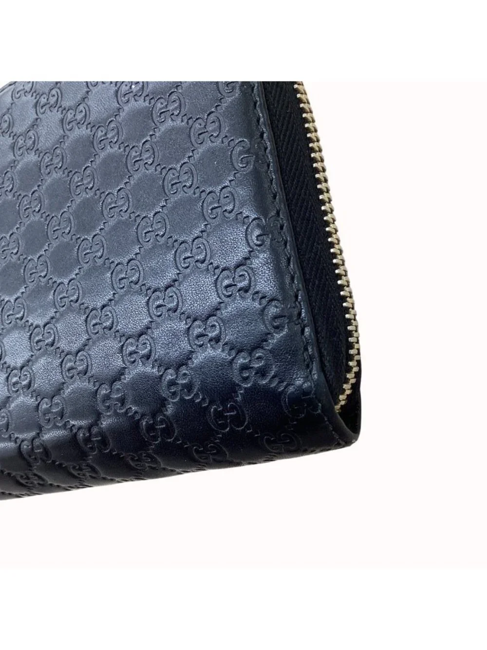 Gucci Wallet Micro Guccissima Black